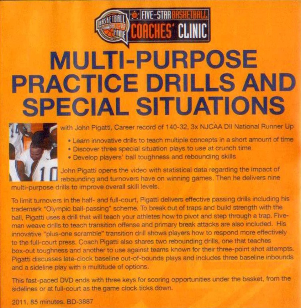 Multipurpose Basketball Practice Drills by John Pigatti
