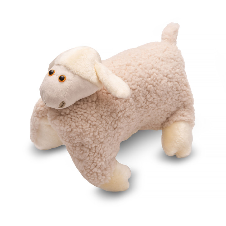 Wool Curly Sheep Toy Pillow