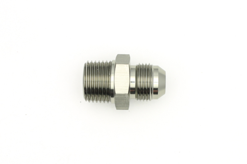 DeatschWerks 8AN Male Flare To 1/2in. Male NPT Adapter - 6-02-0906