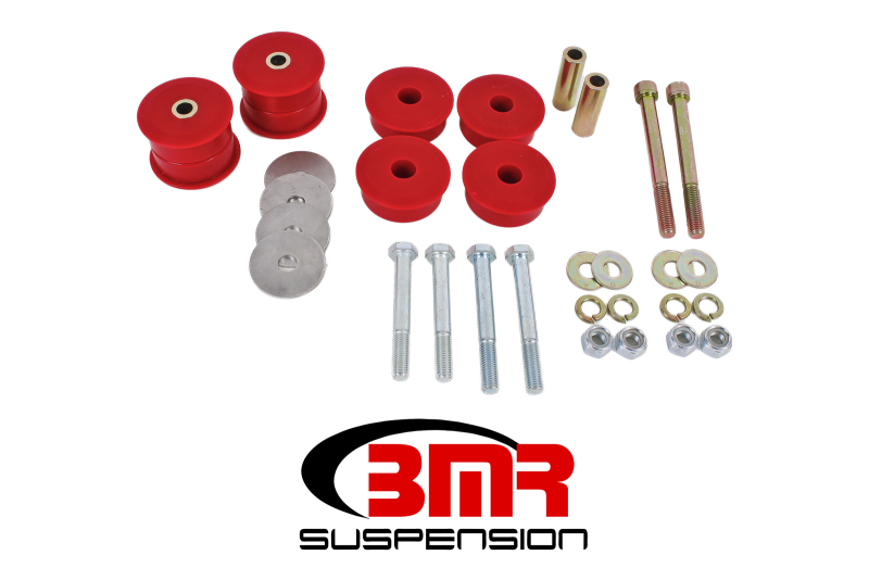 BMR 15-17 S550 Mustang Differential Bushing Kit (Polyurethane) - Red - BK049