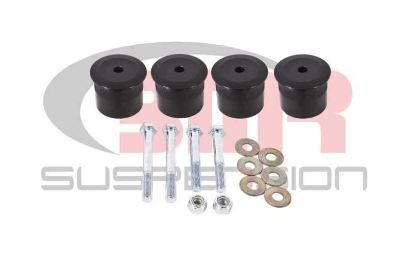 BMR 15-17 S550 Mustang Differential Bushing Kit (Aluminum) - Black - BK050