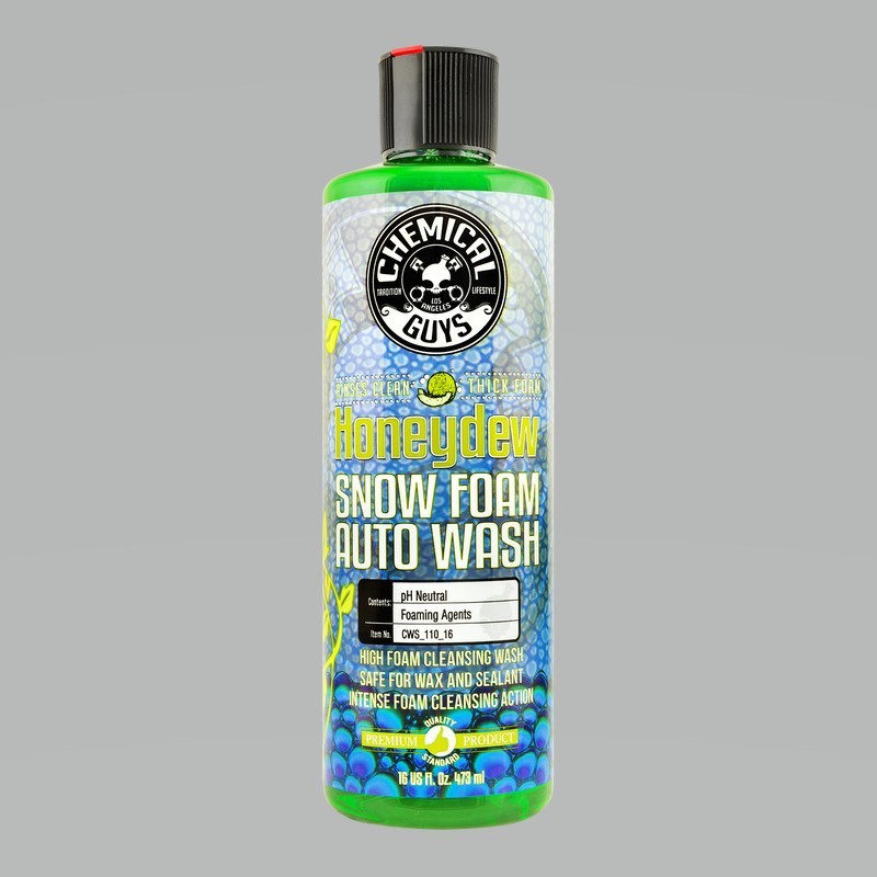 Chemical Guys Honeydew Snow Foam Auto Wash Cleansing Shampoo - 16oz - CWS_110_16