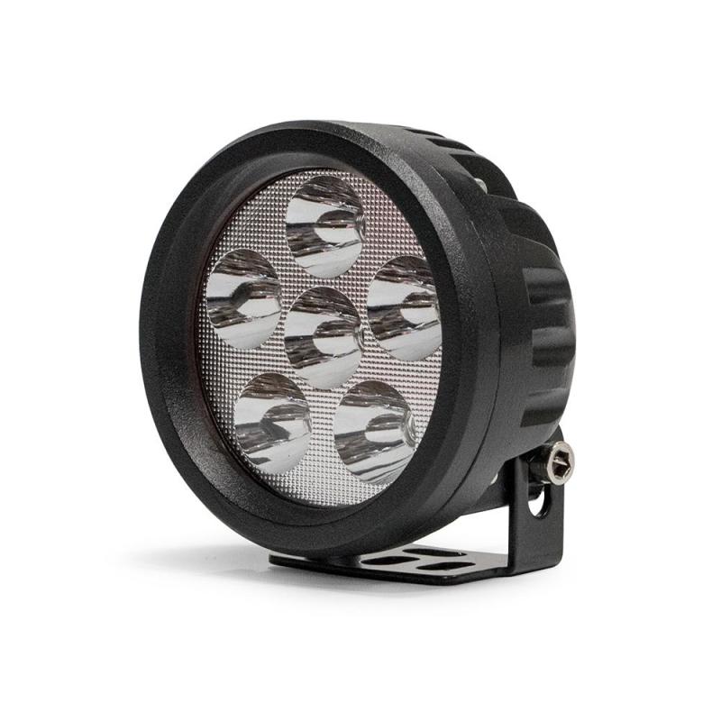 DV8 Offroad 3.5in Round 16W Driving Light Spot 3W LED - Black - R3.5E16W3W