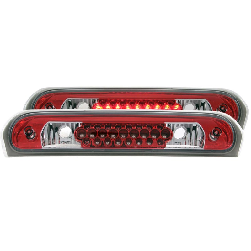 Third Brake Light Assembly; LED; Red/Clear Lens; - 531007