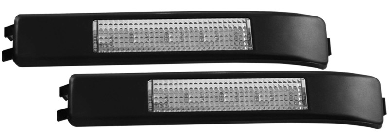 ANZO LED Mirror Lights 2009-2014 Ford F-150 LED Mirror Lights Clear w/ Amber LED - 861115