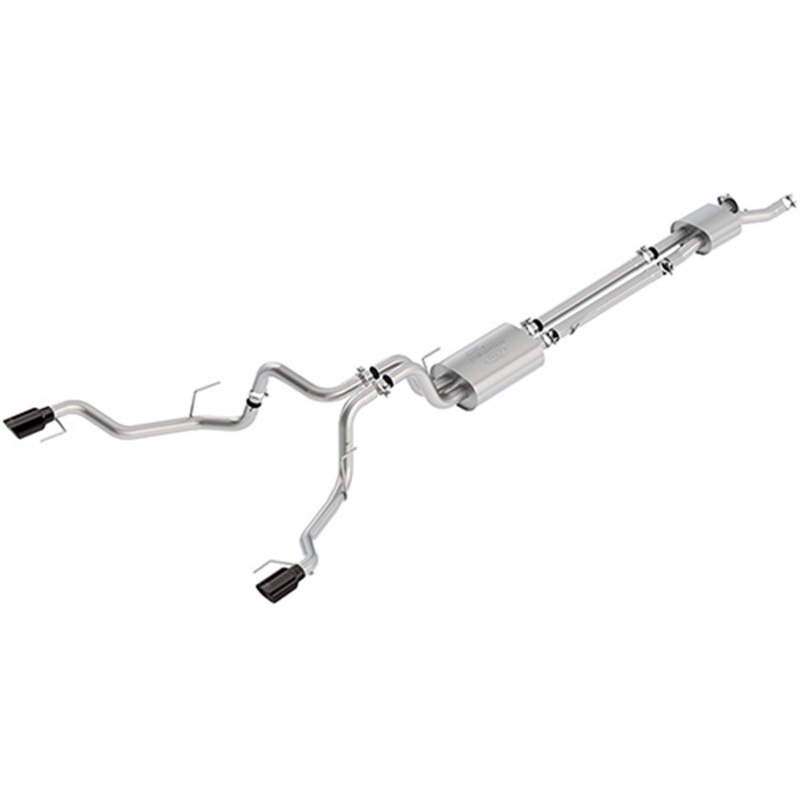 Ford Racing 2017 Ford Raptor 3.5L Touring Cat-Back Exhaust System w/ Black Tips (No Drop Ship) - M-5200-F15RTB