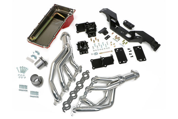 SWAP IN A BOX KIT-LS IN 67-69 F-BODY, 68-74 X-BODY WITH AUTO TRANS; HTC HEADERS - 42012