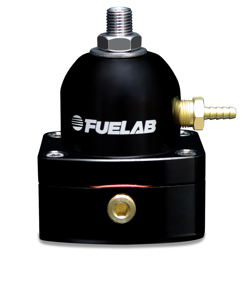 Fuelab 535 EFI Adjustable Mini FPR 25-90 PSI (2) -6AN In (1) -6AN Return - Black - 53501-1