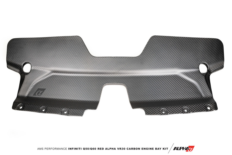 AMS Performance Infiniti 17+ Q60 / 16+ Q50 3.0TT Alpha Matte Carbon Front Duct - ALP.28.06.0002-1