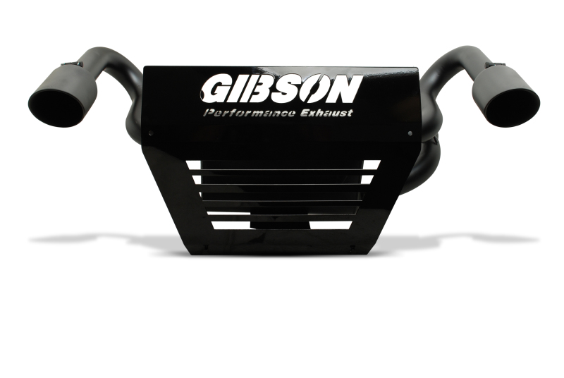 Gibson 15-17 Polaris RZR XP 1000 EPS Base 2.25in Dual Exhaust - Black Ceramic - 98022