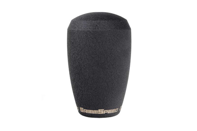 GrimmSpeed Shift Knob Stainless Steel - Subaru 5 Speed and 6 Speed Manual Transmission - Black - 380001