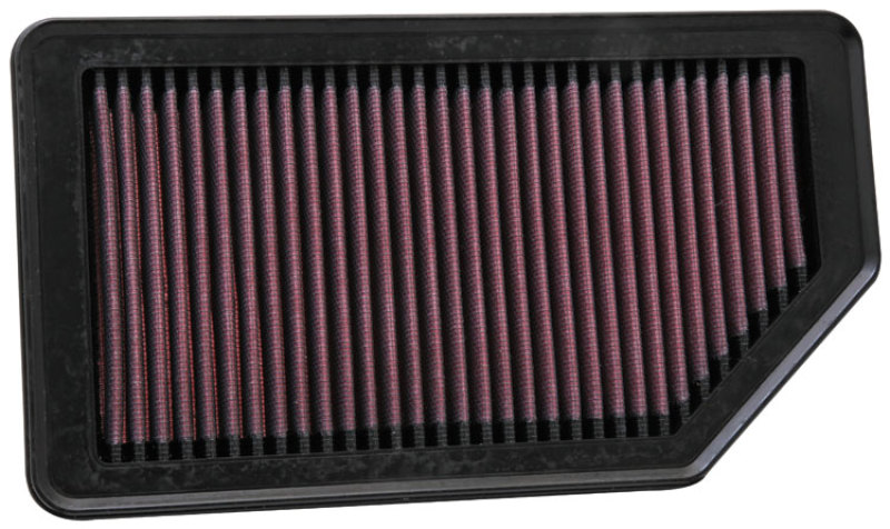 K&N Replacement Air Filter 10.625in O/S Length x 5.75in O/S Width x 1in Height - 33-2472