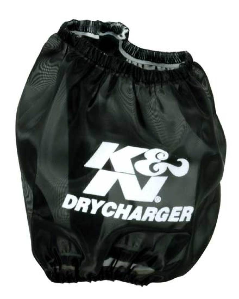 K&N Drycharger Air Filter Wrap-Round Tapered Black 4.75in Base ID x 4.5in Top ID x 4.75in H - HA-6806DK