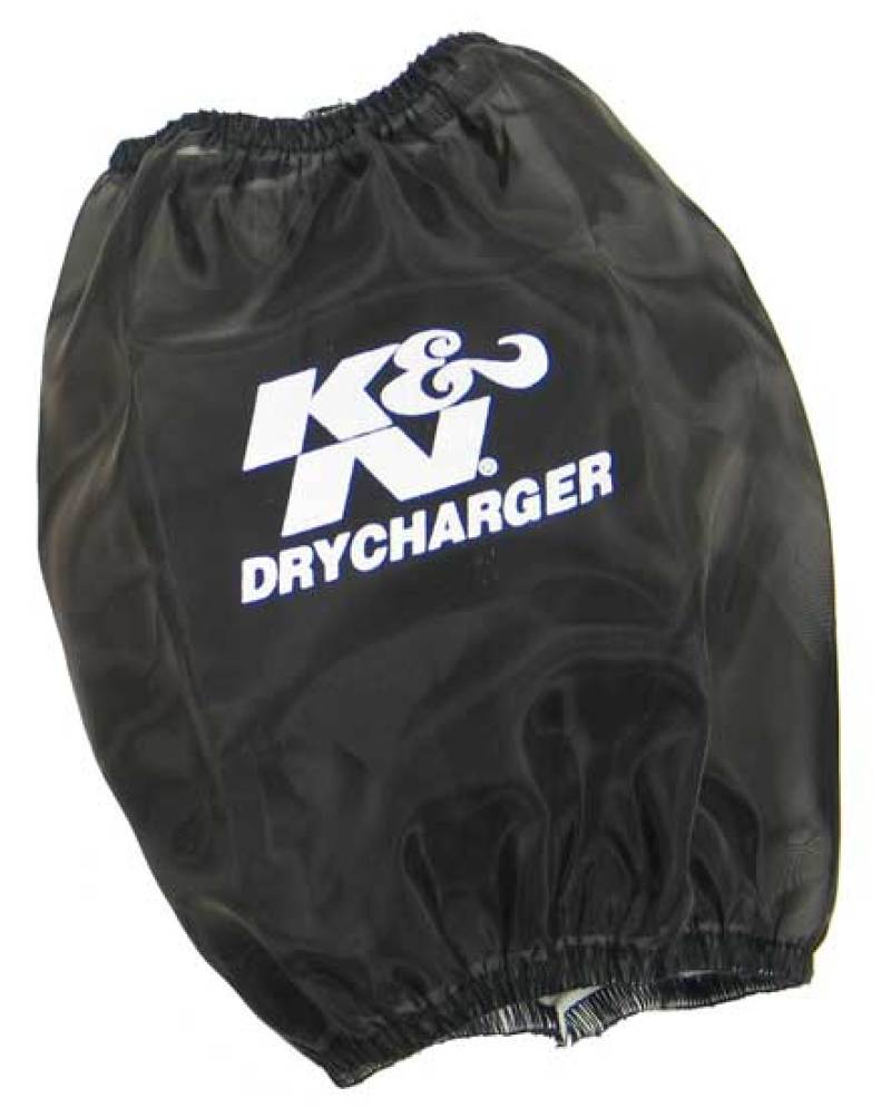 K&N Black DryCharger Round Tapered Air Filter Wrap 5.5in Base ID x 4.5in Top ID x 6.5in H - RC-4630DK
