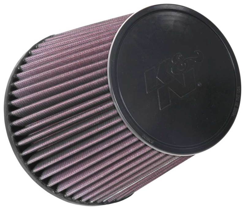 K&N Universal Clamp-On Air Filter 5in FLG / 6-1/2in B / 5in T / 6-1/2in H - RU-1037