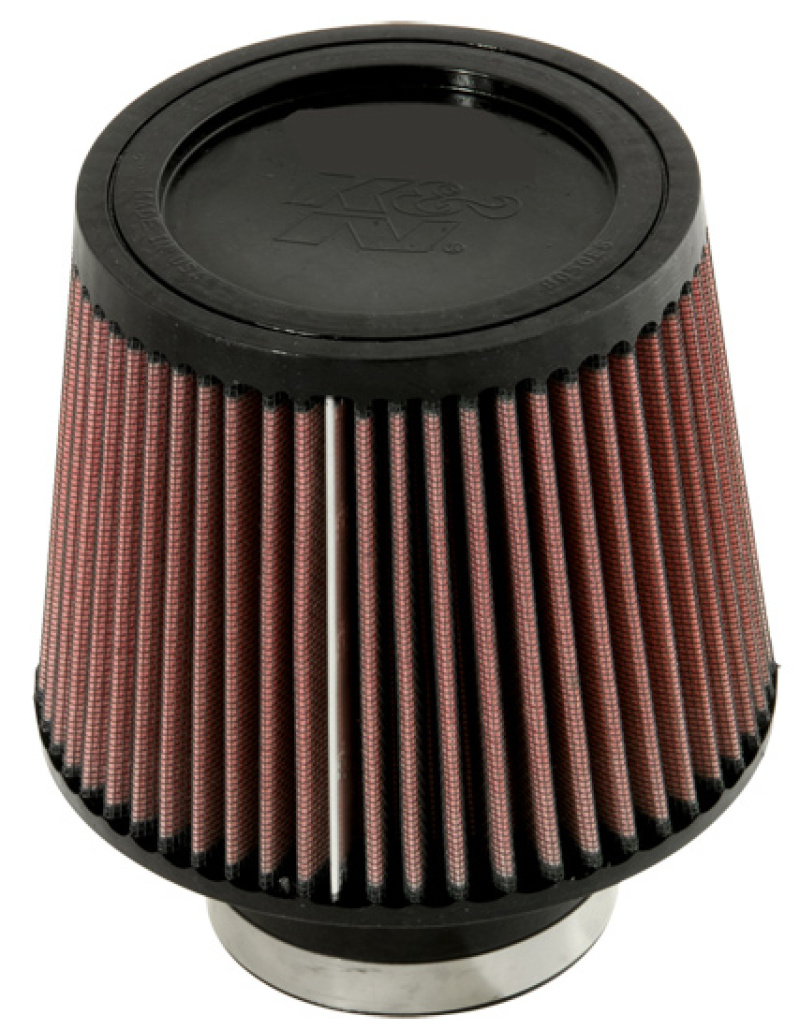 K&N Universal Rubber Filter-Round Tapered 3in Flange ID x 6in Base OD x 6in Top OD x 5in H - RU-5176