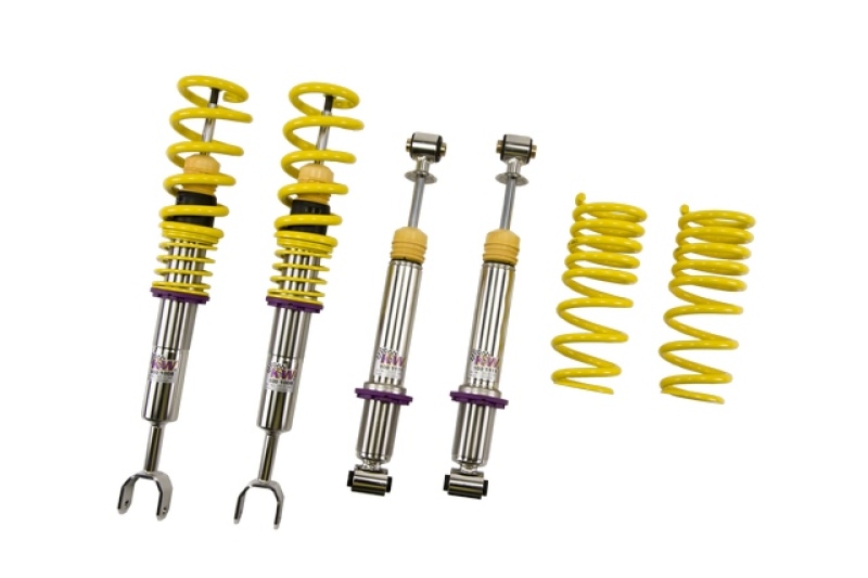 Height adjustable stainless steel coilover system with pre-configured damping - 10210032