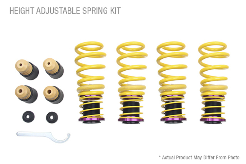 Height adjustable lowering springs for use with or without electronic dampers - 25371075