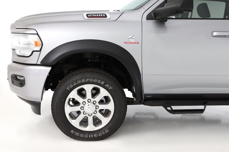 Bushwacker 2019 Dodge Ram 2500 Extend-A-Fender Style Flares 2pc Front - Black - 50067-02