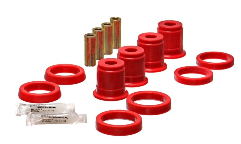 Control Arm Bushing Set; Red; Front Upper; Performance Polyurethane; - 2.3105R