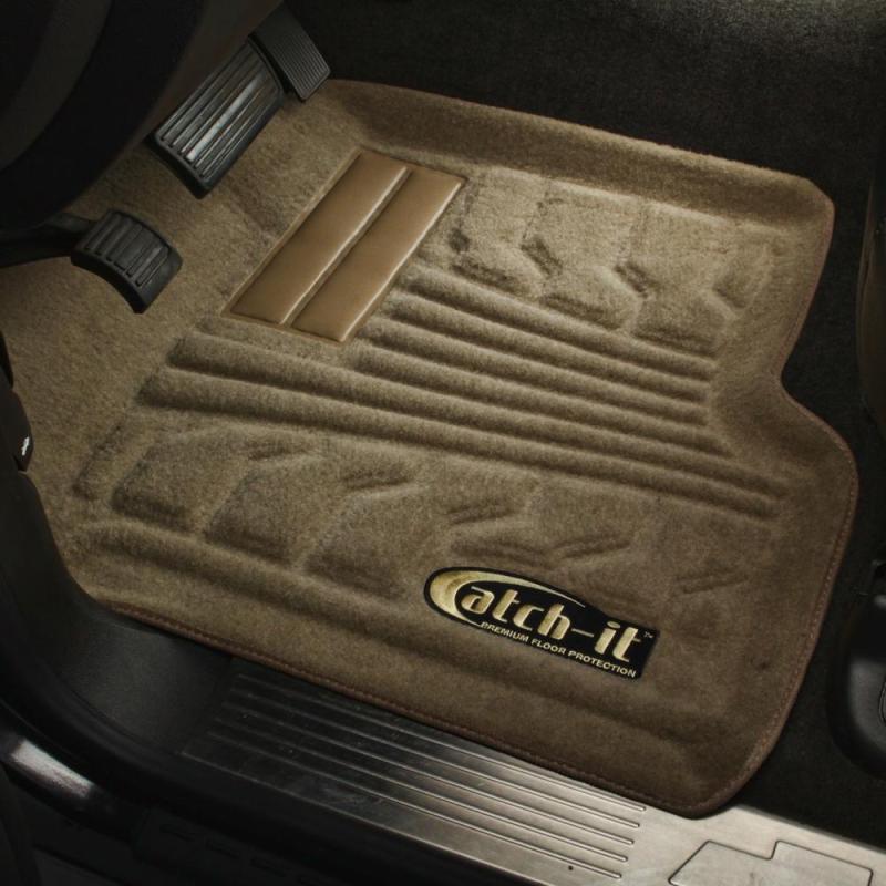 Lund 07-17 Ford Expedition Catch-It Carpet Front Floor Liner - Tan (2 Pc.) - 583024-T