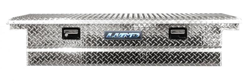 Lund 67-99 Chevy CK Ultima Low Profile Single Lid Crossover Tool Box - Brite - 9100LP