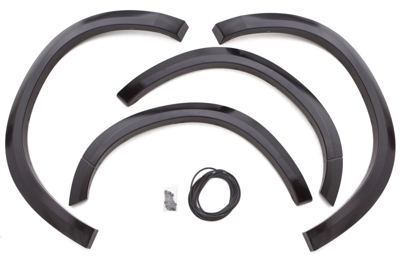 Sport Style Fender Flare Set - Front and Rear, Smooth, 4-Piece Set - SX204S