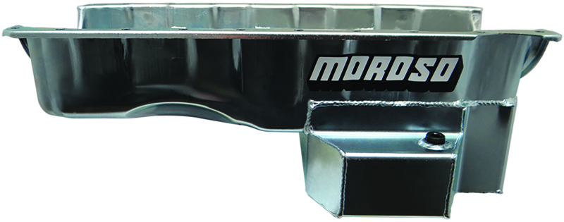 Moroso Chevrolet Big Block Gen 5/6/GM A Body Road Race Baffled Wet Sump 6.5qt 8in Steel Oil Pan - 20421