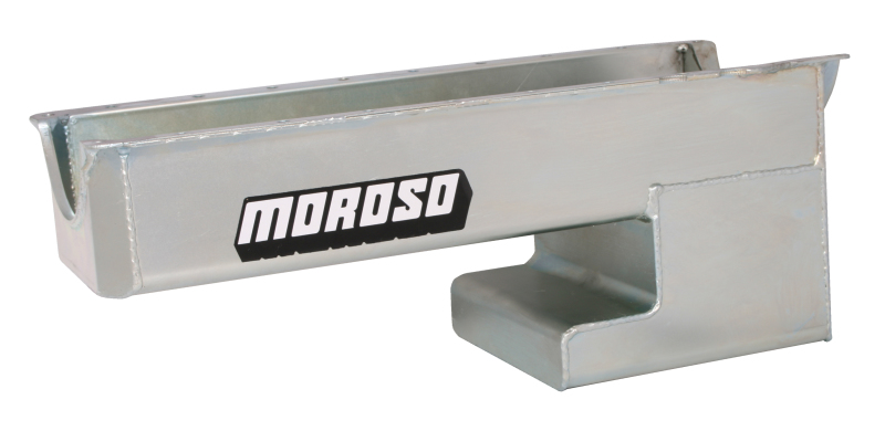 Moroso Chevrolet Big Block Gen 5/6/Chevrolet II Notched Rear Wet Sump 7qt 9in Steel Oil Pan - 20433