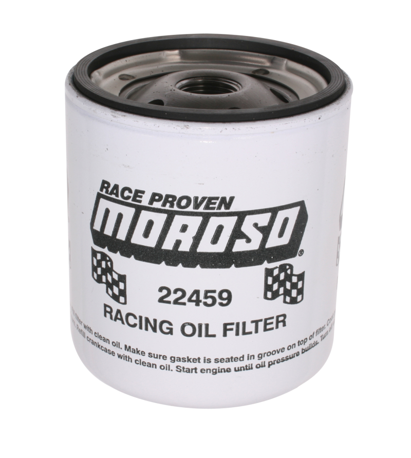 Moroso Chevrolet 13/16in Thread 4-9/32in Tall Oil Filter - Racing - 22459