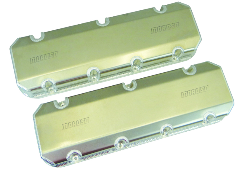 Moroso Brodix SR20/Dart Pro1 Valve Cover - 3in - Exhaust & Intake Pockets - Aluminum - Pair - 68489