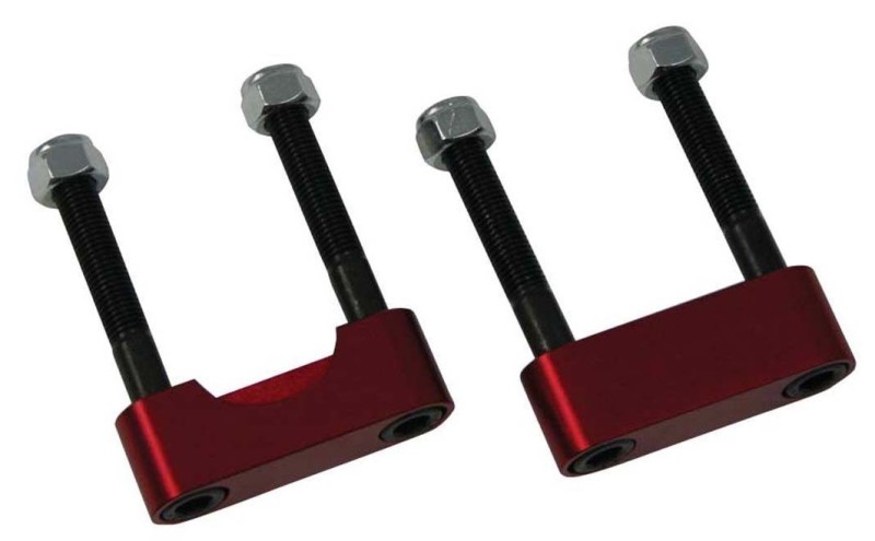 Moroso 65-82 GM 12 Bolt (w/Straps) U-Joint Girdle - Red Anodized - Set - 85810