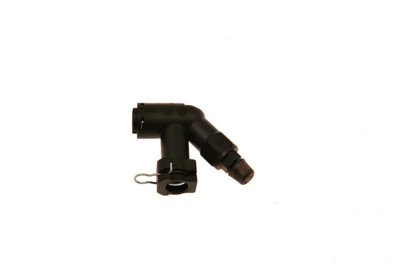 Fitting: Elbow Connector w/Bleeder Screw: For Wire Clip Male Plug In Fittings - 139250