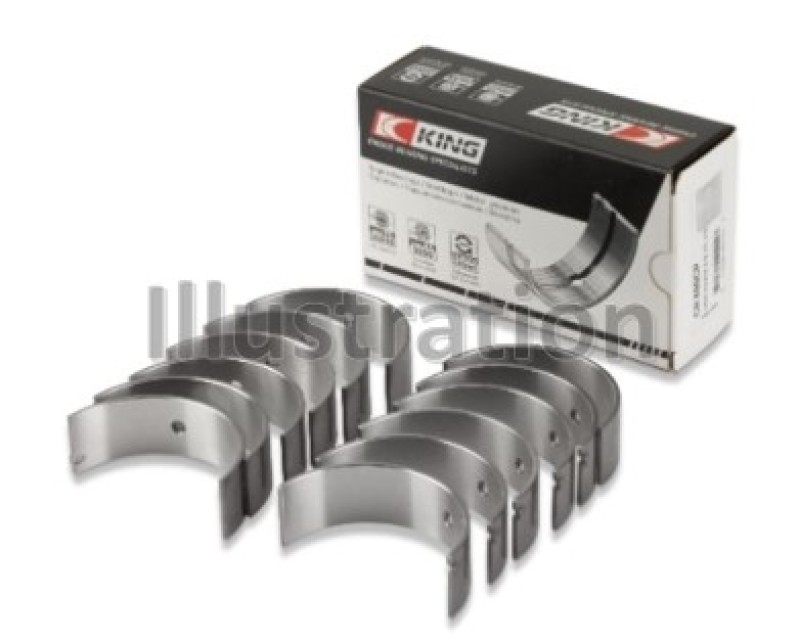 King GM 2.8L/3.4L V6 (Size 1.25) Connecting Rod Bearings Set of 6 - CR605SI1.25