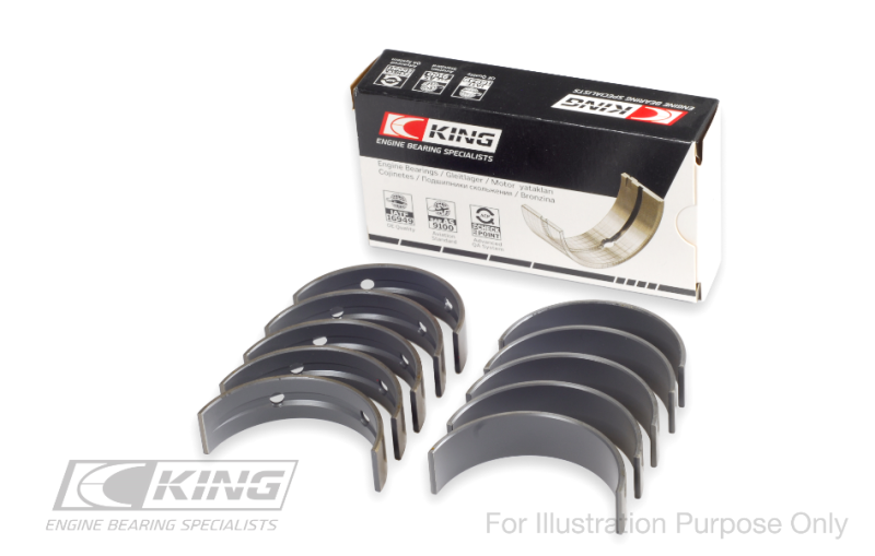 King Ford 302 CID Coyote (Size 0.25) Main Bearing Set - MB5734MC0.25