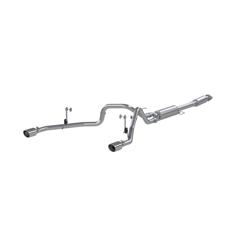 3in. Cat-Back. 2.5in. Dual Split Rear Exit. T409 Stainless Steel. - S5215409