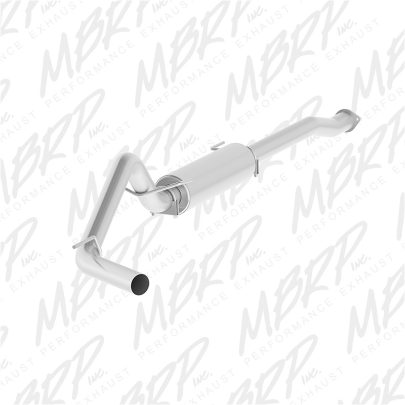 MBRP 16-19 Toyota Tacoma 3.5L 3in Cat Back Single Side Exit Alum Exhaust System - S5338P
