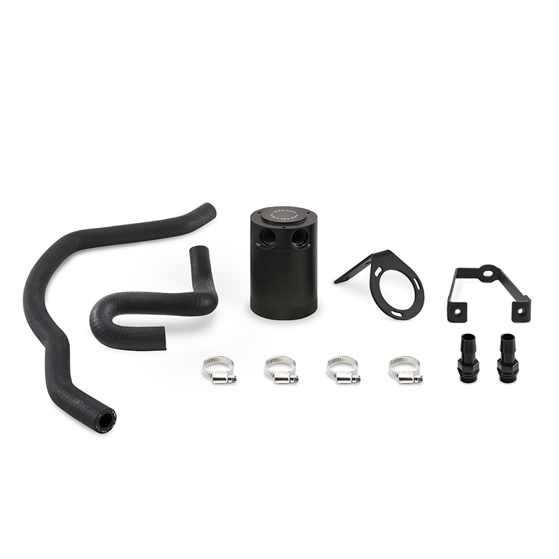 Mishimoto 2015+ Dodge Charger / 2015+ Chrysler 300C 6.4L Direct Fit Oil Catch Can Kit - Black - MMBCC-MOP64-15PBEBK