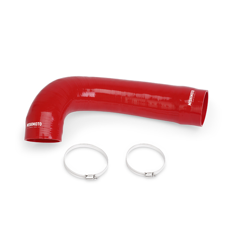Mishimoto 2016+ Nissan Titan XD Silicone Induction Hose - Red - MMHOSE-XD-16IHRD