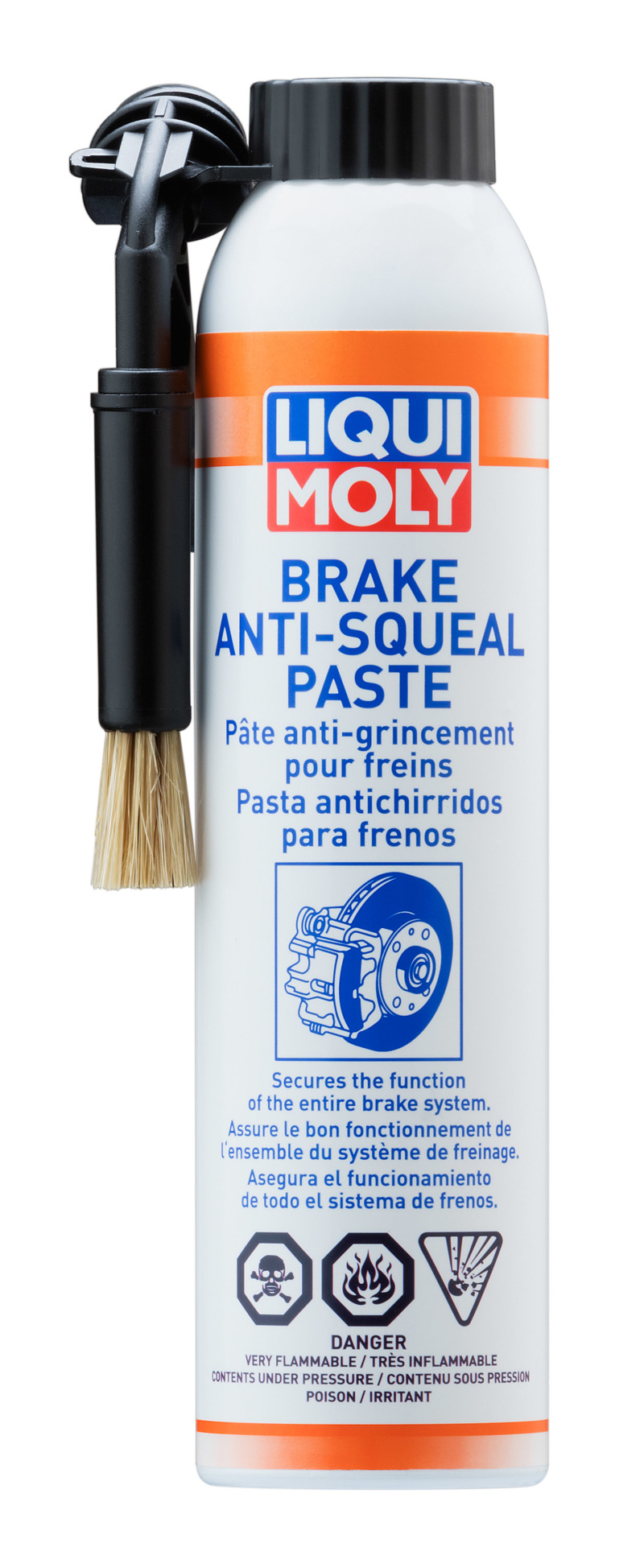 LIQUI MOLY 200mL Brake Anti-Squeal Paste (Can w/Brush) - 20240