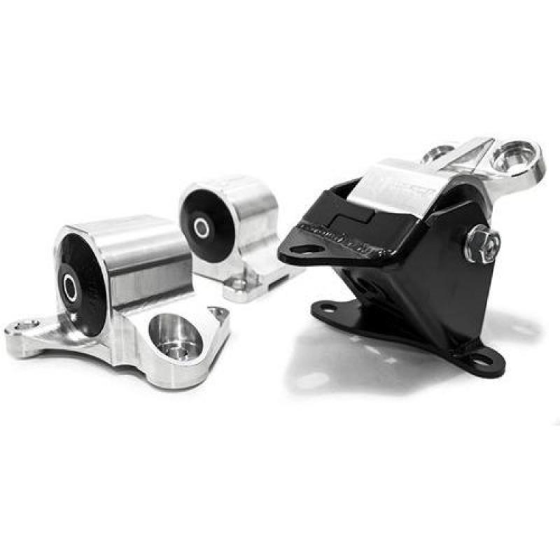 Innovative 96-00 Civic B/D Series Silver Aluminum Mounts 95A Bushings (2 Bolt) - B10050-95A