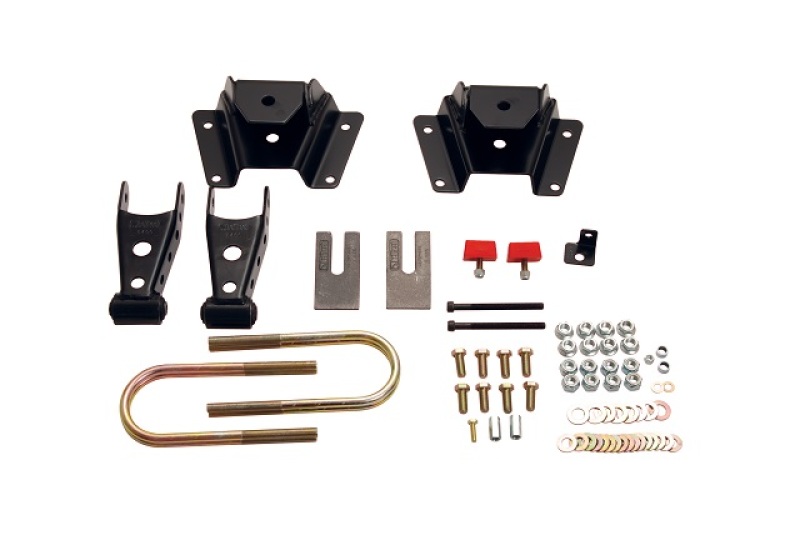 4" Drop Leaf Spring Shackle & Hanger Kit (Front Hanger/Rear Shackle) - 6419