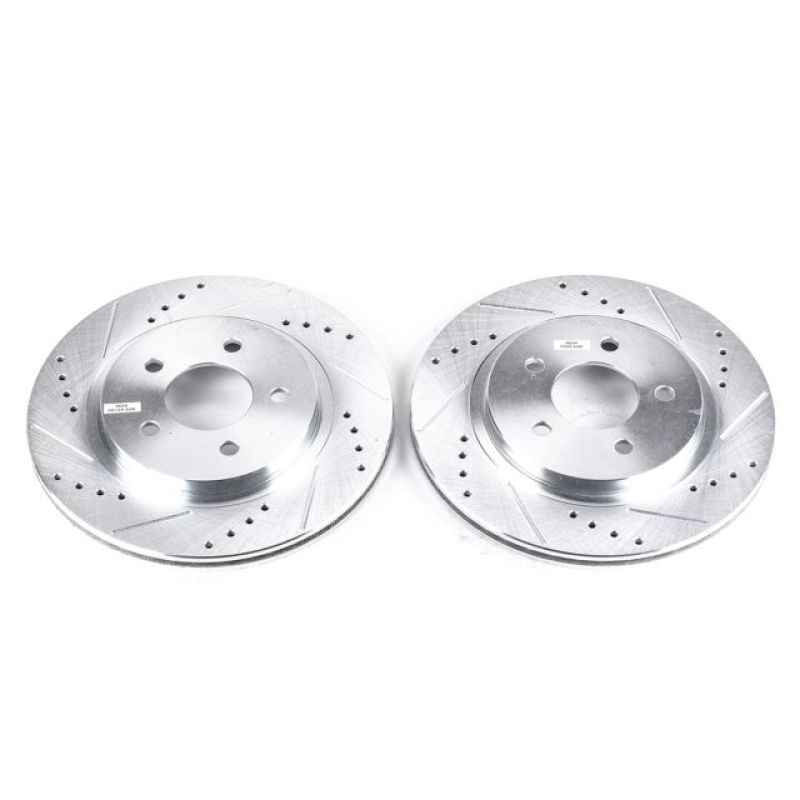 Power Stop 05-14 Ford Mustang Rear Evolution Drilled & Slotted Rotors - Pair - AR8174XPR