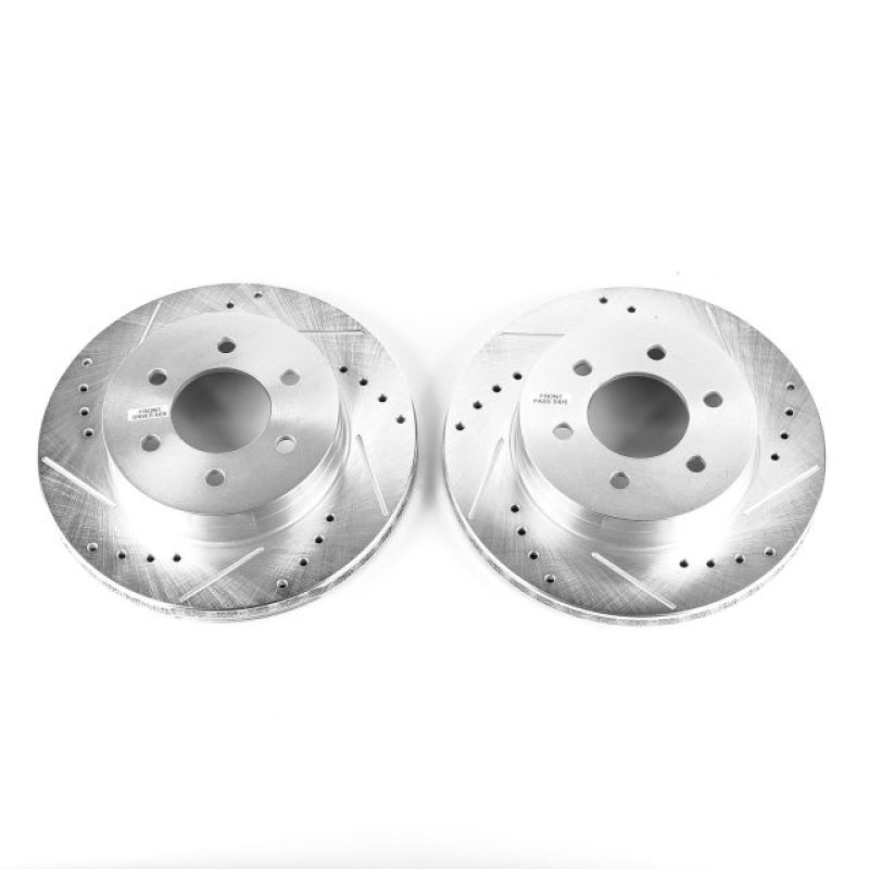 Power Stop 97-02 Dodge Dakota Front Evolution Drilled & Slotted Rotors - Pair - AR8738XPR