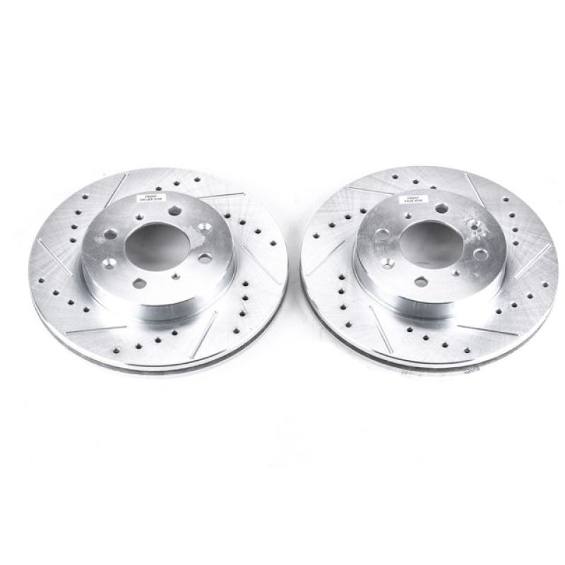 Power Stop 97-05 Acura EL Front Evolution Drilled & Slotted Rotors - Pair - JBR522XPR