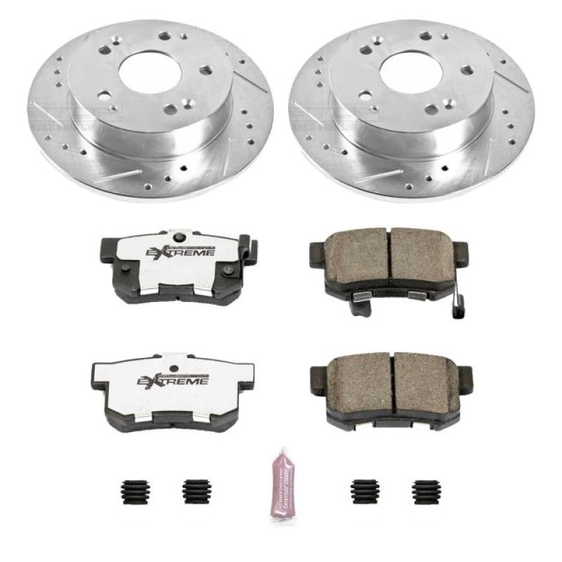 Power Stop 97-01 Acura Integra Rear Z26 Street Warrior Brake Kit - K2270-26