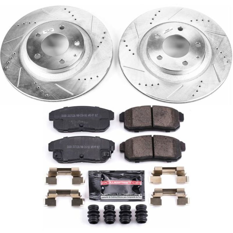 Power Stop 04-11 Mazda RX-8 Rear Z23 Evolution Sport Brake Kit - K3146