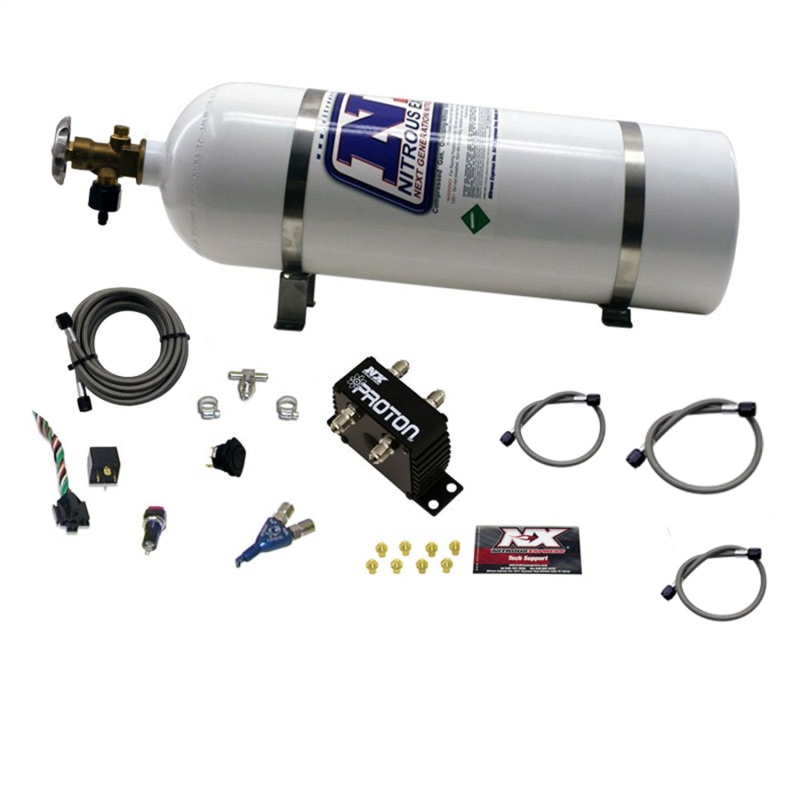 Nitrous Express Proton Series Nitrous Kit w/15lb Bottle - 20420-15