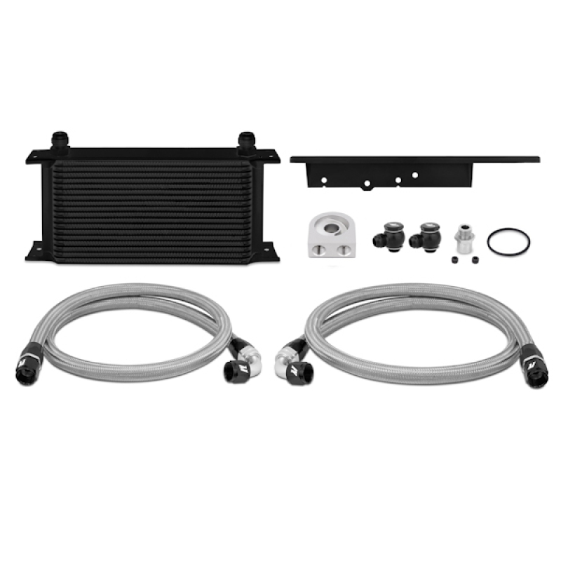 Mishimoto 03-09 Nissan 350Z / 03-07 Infiniti G35 (Coupe Only) Oil Cooler Kit - Black - MMOC-350Z-03BK