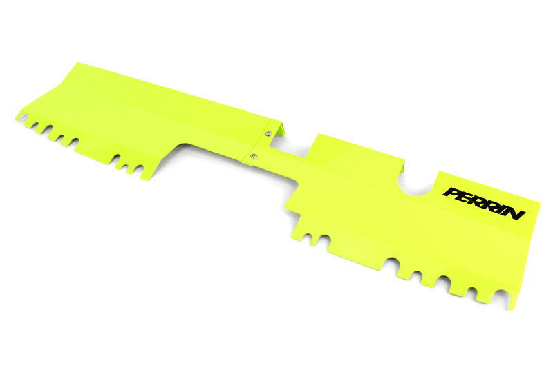 Perrin 15-21 WRX/STI Radiator Shroud (With/Without OEM Intake Scoop) - Neon Yellow - PSP-ENG-512NY